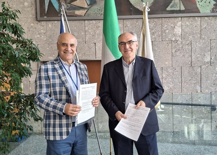 Boccia (a sinistra nell'immagine) e Saracco Boccia (a sinistra nell'immagine) e Saracco
