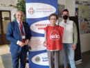 L'assessore Boccia con i due cittadini "testimoni" dell'importanza della donazione di organii L'assessore Boccia con i due cittadini "testimoni" dell'importanza della donazione di organii