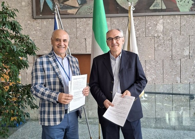 Boccia (a sinistra nell'immagine) e Saracco