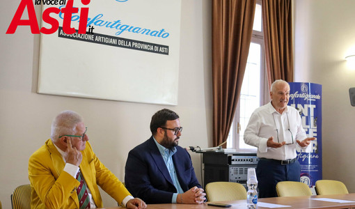 Nell'immagine, da sinistra a destra: il presidente Dellavalle, l'ingegner Carosso e il direttore Bossi (Ph. Merfephoto - Efrem Zanchettin) Nell'immagine, da sinistra a destra: il presidente Dellavalle, l'ingegner Carosso e il direttore Bossi (Ph. Merfephoto - Efrem Zanchettin)