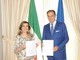 Il presidente Cirio con la ministra Alberti Casellati