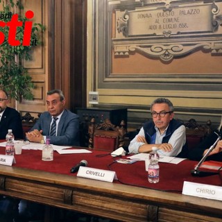 Alcune immagini (Ph. Merfephoto - Efrem Zanchettin) del confronto tra candidati sindaci di Asti