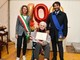 La signora Bardini con Stefania Morra e Simone Nosenzo