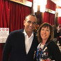 L’inviata Luisella Mellino con il Direttore Artistico Carlo Conti