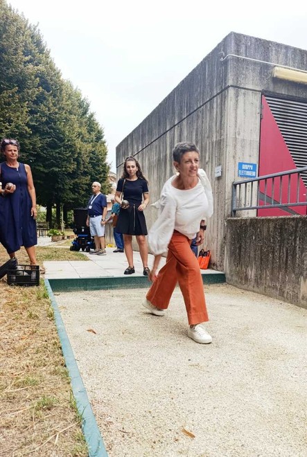 La sindaca di Canelli Roberta Giovine La sindaca di Canelli Roberta Giovine