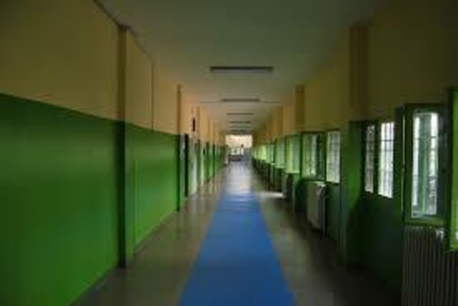 Un corridoio della struttura penitenziaria torinese