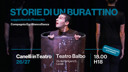 La danza riscriverà Pinocchio sul palco di Canelli La danza riscriverà Pinocchio sul palco di Canelli