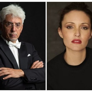Nel collage fotografico il Maestro Colasanti e Patricia Illera (fotografata da Fabian Morassut)