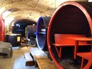 Cantina di uno degli appartamenti di Corte dell'Uva, luxury resort a Belveglio