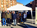 Un momento della visita
