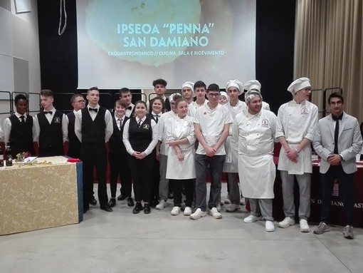 San Damiano: grande successo per la cena preparata dagli studenti dell'Istituto Penna