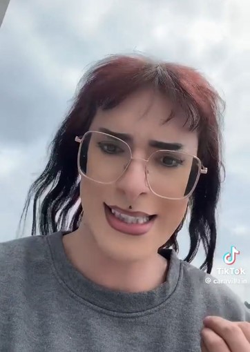 Screenshot tratto da uno dei suoi TikTok sulla vicenda