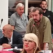 Mauro Bosia (Uniti si può), durante un consiglio comunale