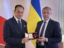 Il presidente Cirio riceve l'onorificenza