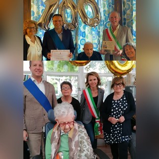 L'Astigiano onora due nuovi centenari: Luigina Ponsone di Asti e Giacinto Morino di Monastero