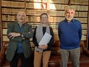 Nella foto l'ex sindaco Oscar Bielli, la sindaca Roberta Giovine e l'assessore Claudio Riccabone Nella foto l'ex sindaco Oscar Bielli, la sindaca Roberta Giovine e l'assessore Claudio Riccabone