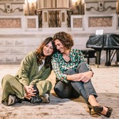 Chiara Buratti e Roberta Bellesini durante le prove a Mantova