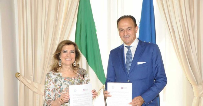 Il presidente Cirio con la ministra Alberti Casellati