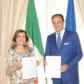 Il presidente Cirio con la ministra Alberti Casellati Il presidente Cirio con la ministra Alberti Casellati