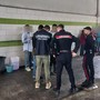 Due immagini dei controlli effettuati dall'Arma