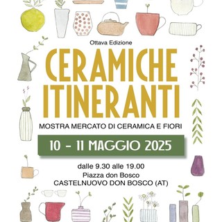 Castelnuovo Don Bosco, torna in paese l’evento delle Ceramiche Itineranti