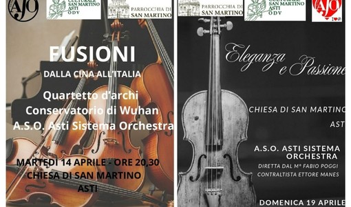 Il violino unisce Asti e la Cina: due appuntamenti nella chiesa di San Martino