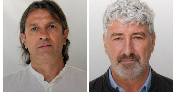 Gianluigi Lentini e Dario Hübner