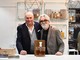 Chicco Berta, presidente delle Distillerie Berta, e il Maestro Peppe Vessicchio a Vinitaly 2024
