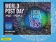 Giornata Mondiale della Posta, cartolina e annulli speciali da Poste Italiane
