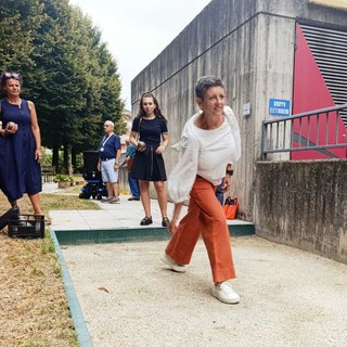 La sindaca di Canelli Roberta Giovine