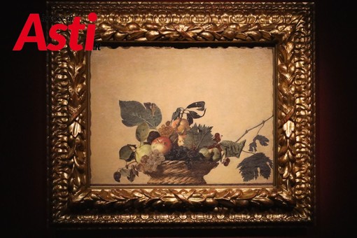 Da domani &quot;La Canestra&quot; di Caravaggio potrà essere ammirata a Palazzo Mazzetti [GALLERIA FOTOGRAFICA]