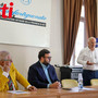Nell'immagine, da sinistra a destra: il presidente Dellavalle, l'ingegner Carosso e il direttore Bossi (Ph. Merfephoto - Efrem Zanchettin) Nell'immagine, da sinistra a destra: il presidente Dellavalle, l'ingegner Carosso e il direttore Bossi (Ph. Merfephoto - Efrem Zanchettin)