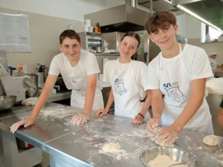Alcune immagini relative la giornata alla scuola alberghiera Afp Colline Astigiane