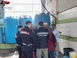 Due immagini dei controlli effettuati dall'Arma