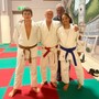 Benjdia Miriam e Gabriel Dutto con il Maestro Leonardo Nicosia.