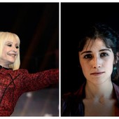 Raffaella Carrà e Chiara Dello Iacovo, che la interpreterà a teatro