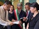 In foto: il vicesindaco Stroppiana con alcuni membri della delegazione