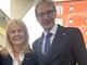 Lavinia Saracco con il presidente Mossino