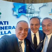 Enrico Costa, primo da destra, con il presidente della Regione Alberto Cirio e il consigliere regionale Franco Graglia Enrico Costa, primo da destra, con il presidente della Regione Alberto Cirio e il consigliere regionale Franco Graglia