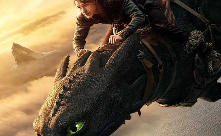 Una scena di Dragon Trainer