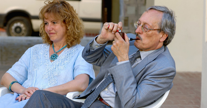 Donatella Gnetti e Renato Bordone ritratti da Franco Rabino
