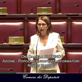 L'On. Ruffino ritratta nel corso del suo intervento alla Camera dei Deputati L'On. Ruffino ritratta nel corso del suo intervento alla Camera dei Deputati