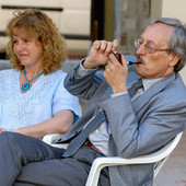 Donatella Gnetti e Renato Bordone ritratti da Franco Rabino