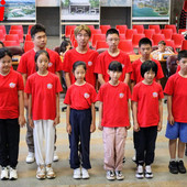 La delegazione dei giovanissimi tra gli 8 e i 14 anni (MerfePhoto)