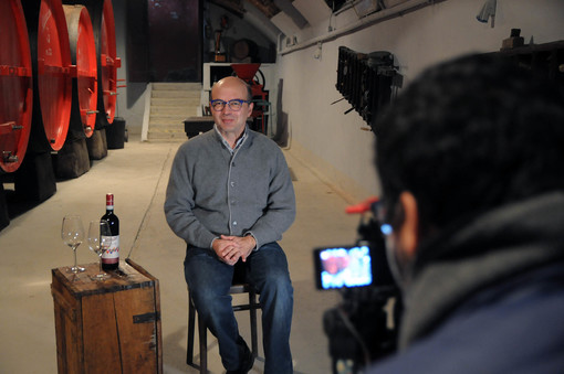 Dante Garrone durante la video intervista