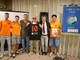 Nella foto, da sinistra: Alberto Solaro (preparatore dei portieri), Fabio Montauro (esterno), Herman Patanè (allenatore) e Marco Caccialupi (DG)