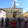 In foto una processione del passato in onore di san Rocco, a Narzole In foto una processione del passato in onore di san Rocco, a Narzole