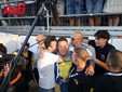 Le foto della cerimonia della bandiera e del giubilo in pista (Merphefoto) Le foto della cerimonia della bandiera e del giubilo in pista (Merphefoto)