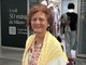 Dina Alberizia fotografata all'aeroporto di Torino (immagine tratta da Facebook)