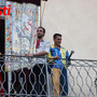 Il rettore Stella con Tittia